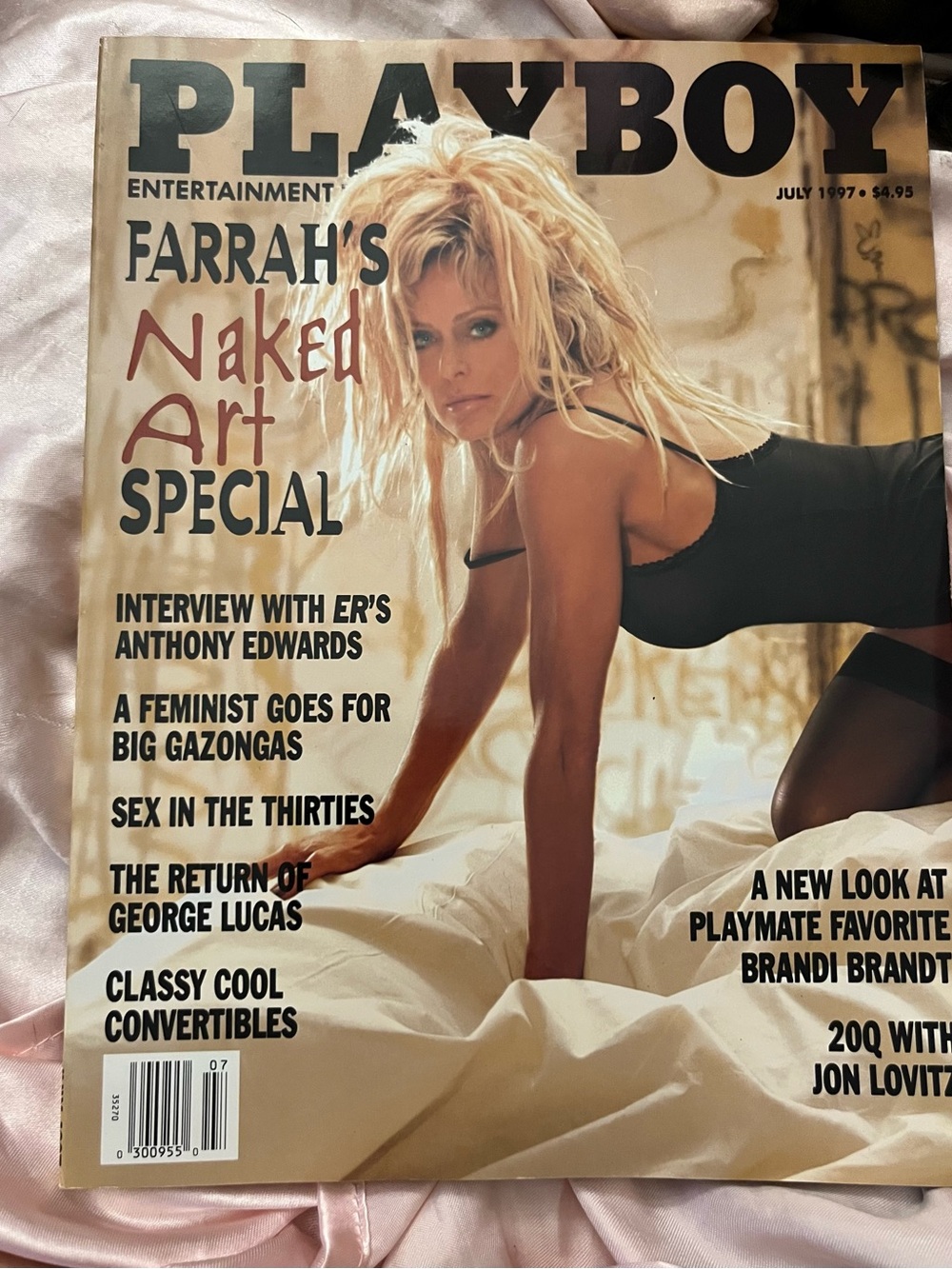 July 1997 Issue Of Playboy Magazine Featuring An Art Special w/ Farrah Faucett